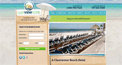Desktop Screenshot of clearwaterbeachgulfviewhotel.com